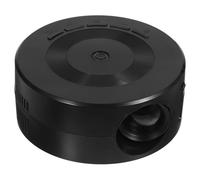 UKCOCO Proyector Portátil para Smartphone Altavoz Incorporado, Mini Proyector Infantil Compacto para Cine en Casa, Duplicación de Pantalla, Uso en Interiores y Exteriores, Color Negro