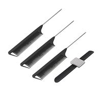 UKCOCO Pulsera Porta Horquillas y Herramientas De Peluquería Tamaño Ajustable Negro 3 Peines Puntos Para Profesionales y Uso Doméstico Peluquería