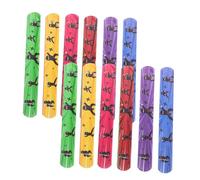 UKCOCO Pulseras Slap Ninja De Halloween Para Niños, 24 Unidades, De Pvc Seguro y Colores Vivos, Juego Para Mejorar Coordinación Ojo-mano En Fiestas Infantiles y Actividades Al Aire Libre
