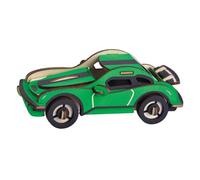 UKCOCO Puzzle de Madera DIY para Coche de Carreras Educativo Creativo para Desarrollo de Coordinación y Creatividad Kit de Ensamblaje Manual Caja de Regalo