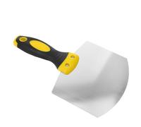 UKCOCO Rascador De Pintura De Acero Inoxidable Para Madera y Espátula Curvada De Aplicación Para Decal De Paredes Herramienta Multiusos Para Reparación De Superficies