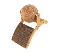 UKCOCO Rascador para Gatos De Forma De Noria Juguete Interactivo para Gatos De Interior Rascador De Cartón Resistente para Gatitos Adecuado para Habitaciones