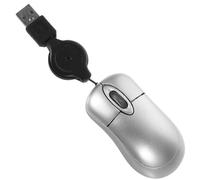 UKCOCO Ratón portátil Mini portátiles Portátil Mini Portátiles Computadora USB Regalos de computadora USB Retráctil Ratón óptico Cable retráctil Cuerda Retráctil Viaje Pequeño Ratón