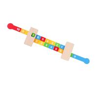 UKCOCO Regla Digital de Aprendizaje para Operaciones Aritméticas para Niños de Madera Ligera y Portátil 26.5X6.5X1.5 CM para Educación Matemática y Juego Educativo