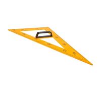 UKCOCO Regla Triangular Magnética de 40 CM Amarilla Herramienta Didáctica para Profesores Escuadra Geométrica Multifuncional con Mango Desmontable Adecuado para Enseñanza y Dibujo