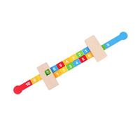 UKCOCO Régua de Adição de Madeira para Aprendizagem Matemática Brinquedo Educativo Infantil Durável Seguro para Crianças Ferramenta Prática para Prática de Aritmética Desenvolvimento de