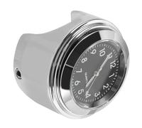 UKCOCO Reloj para Manillar de Motocicleta de Aleación de Aluminio Diseño Resistente al Polvo Cronómetro Preciso Montaje y Ligero para Uso Moto