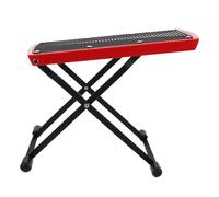 UKCOCO Reposapiés De Guitarra Clásica Taburete Plegable Ajustable Soporte Metal Antideslizante Portable Para Guitarristas Acústicos y Clásicos
