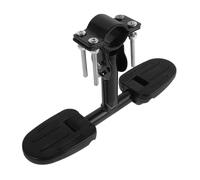 UKCOCO Reposapiés para Patinete Infantil Negro en Metal y Plástico, Diseño Ajustable y Seguro, Adecuado para Bebés y Niños Pequeños