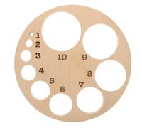 UKCOCO Rueda de Dilatación Cervical Didáctica de Madera para Formación en Facultades de Medicina y Simulación del Parto