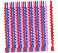 UKCOCO Rulos Cabello Espiral 20 Piezas Tamaño Pequeño Varillas Flexibles Para Permanente Mujeres Uso Doméstico Color Aleatorio