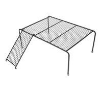 UKCOCO Rutin Plataforma para Gallinas con Soporte Metálico Resistente y Escalera Juguete para Jaulas Grandes para Pollos y Aves Pequeñas Decoración Segura y Duradera para Gallinero