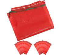 UKCOCO Sacos de Malla Transpirables Cordón 50 Unidades 49X27 CM para Almacenamiento de Frutas y Verduras en Agricultura