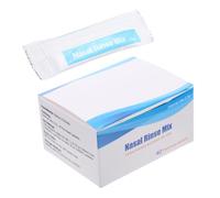UKCOCO Sal para Lavado Nasal 2,7 G X 40 Paquetes, Solución Salina Fisiológica para Limpieza Diaria de Adultos, Sobres de Sal para Cuidado Nasal y Alivio Sinusal