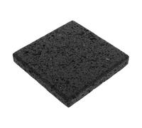 UKCOCO Sartén de Piedra Volcánica Gris 10x10x1,5 Cm para Barbacoa Coreana, Utensilio de Cocina para Asar Carne y Verduras, Placa Antiadherente para Teppanyaki y Asado, Piedra Natural