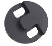UKCOCO Silencioso y Mute de Goma para Violonchelo Accesorio Ligero y Flexible para Práctica Protector Seguro para Puente Color Negro para Principiantes