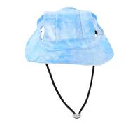 UKCOCO Sombrero Sol para Mascotas Sombrero de Pescador de Verano para Perros con Correa Ajustable Gorra Ligera con Protección UV para Mascotas para Paseos el Parque o Días Soleados la Pla