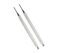 UKCOCO Sondas de Masaje para Puntos Auriculares de Acero Inoxidable, Herramienta Ligera para Reflexología Facial y Alivio Cuello, Paquete de 2 Unidades