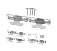 UKCOCO Soporte de Barra de Cortina Juego de Soportes de Montaje para Cortinas Accesorios Ajustables para Instalaciones Versátiles Hogar y Oficina Diseño Resistente y Antirrayaduras