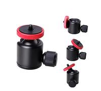 UKCOCO Soporte de Cámara con Cabezal de Bola de para Compatible con DSLR Rotación para Grabación y Fotografía Negro