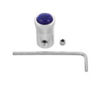 UKCOCO Soporte Estabilizador Antideslizante para Pies de Diapasón de 12 Mm Base de Piedra Azul Oscuro, Accesorio Seguro para Almacenamiento y Sanación Sonora en Meditación