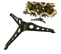 UKCOCO Soporte para Árbol de Navidad Artificial Base Resistente y Desmontable Accesorio Verde para Decoración Navideña