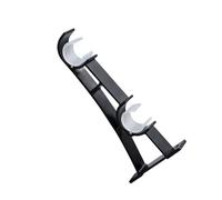 UKCOCO Soporte para Barra de Cortina Doble de Aluminio Base Fija para Varilla de Resistente y Anticorrosión Accesorio para Decoración del Hogar