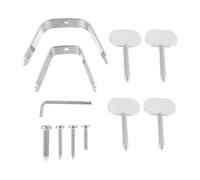 UKCOCO Soporte para Fijación de Jamón Creativo de Acero Inoxidable Práctico y Resistente Tamaño Estándar Accesorio Adecuado para Jamonero en Hogar y Hostelería Fácil de Limpiar y