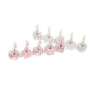 UKCOCO Soporte para Manicura Portátil de Plástico y Metal con Imán, 2 Sets Formas de Corazón y Tira para Práctica Personal y Talleres de Uñas