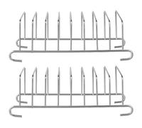 UKCOCO Soporte para Tostadas de Acero Inoxidable, 2 Unidades, Resistente a Altas Temperaturas, Accesorio para Freidoras de Aire y, para Preparar Alimentos en Casa