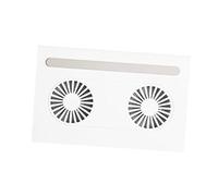 UKCOCO Soporte Portátil para Laptop con Doble Ventilador Enfriador de Aire Silencioso Soporte Ergonómico para Computadora Regulable para y Oficina