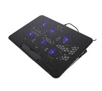 UKCOCO Soporte Refrigerante para Portátil Ajustable con Ventilador Silencioso Base de Enfriamiento USB Ligera y Ergonómica para Laptops para y Uso Profesional