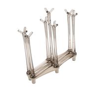 UKCOCO Soporte Retráctil para Secado de Tazas Estante de Almacenamiento para Botellas y Tazas de Café Diseño Moderno y Práctico para Cocinas y Restaurantes Color Crema