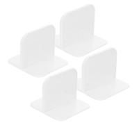 UKCOCO Soportes Estabilizadores Antideslizantes para Parque Infantil, 4 Piezas de Plástico Blanco, Accesorios de Fijación Seguros para Proteger el Suelo del Ñiño en Casa