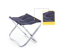 UKCOCO Taburete al Aire de Aleación de Aluminio Asiento Portátil y Ligero con Superficie de Lona Resistente para Camping Pesca y Barbacoa Incluye Funda para Transporte Compacto