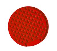 UKCOCO Tapete para Comer Lento para Mascotas Plato Alimentación Cachorro Comedero para Mascotas Estera De Comer Lento para Perros Rojo