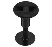 UKCOCO Tapón de Cuerda para Correa de Surf Negro, Accesorio de Plástico para Tabla de Paddle Surf, Enchufe de Correa de Seguridad para Pie, Compatible Tablas Blandas, Mejora Estabilidad