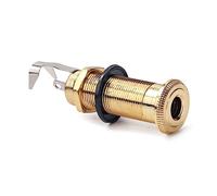 UKCOCO Tapón de Pata Larga Conector de Entrada Rosca Cilíndrica para Conector Estéreo de Guitarra Mono de Guitarra