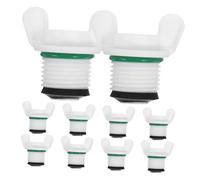 UKCOCO Tapón para Bolsa de Agua Caliente de Goma Junta Doble Repuesto Compatible Cierre a Prueba de Fugas para Uso Familiar y Terapias de Calor 10 Unidades Fácil Instalación Manual