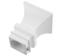 UKCOCO Tapones de Extremo Remates Decorativos Barra de Cortina de Hierro para Blanco, Estilo Vintage Elegante para Barras de Cortina Dormitorios y Oficinas