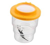 UKCOCO Taza de observación de Insectos Cazador de bichos Cazador de lagartos Visor de Errores capturador de Errores contenedor de Insectos guardián de Cricket el plastico Naranja