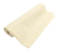 UKCOCO Tela de Lino Beige Multi-función y Ligera para Bordado y Decoración del Hogar en Navidad y Dormitorio, Tejido Resistente y Cortable
