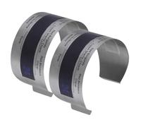 UKCOCO Termómetro Digital para Botella de Vino 2 Piezas, Acero Inoxidable, Pantalla Lcd Fácil Lectura, Pulsera Ajustable para Temperatura Precisa, Uso Doméstico y Cocina