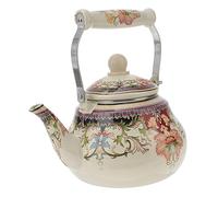 UKCOCO Tetera de Cocina Esmaltada 2.0L Hervidor de Agua de Cerámica Diseño Retro Utensilios de Cocina para Hervidor Doméstico