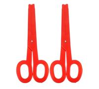 UKCOCO Tijeras Grandes para Cosplay y Disfraces de Payaso, Tijeras de Broma Rojas de Gran Tamaño, Accesorio Ligero para Fiestas, Teatro y Carnaval, Set de 2 Piezas