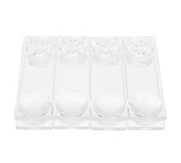 UKCOCO Tirador Transparente para Cordón de Persiana 8 Cm, Accesorios para Cortinas Enrollables y Persianas, Paquete de 4 Piezas, Herrajes para Tratamientos de Ventanas, Repuestos