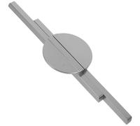 UKCOCO Tiradores de Media Luna para Armarios 2 Piezas Aleación de Aluminio Gris 160 MM Distancia entre Agujeros Pomos Pequeños para Cajones y Muebles Diseño Moderno para Cocina y