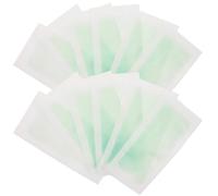 UKCOCO Tiras de Cera para Depilación Corporal y Facial Mujer 30 Unidades Tamaño Pequeño Desechables Algodón Piel Sensible Depiladora Corporal Manos Pies Axilas Pecho