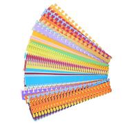 UKCOCO Tiras de Papel para Filigrana 60 Piezas Mixtas de Colores, Diseño Floral 3d para Manualidades Diy, Flores de Quilling para Decoración y Proyectos Creativos