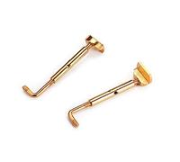 UKCOCO Tornillo De Barbilla Para Viola 2 Piezas Abrazaderas De Latón Tornillo De Abrazadera Para Violín Accesorios De Instrumentos Color Brillante Fácil De Instalar